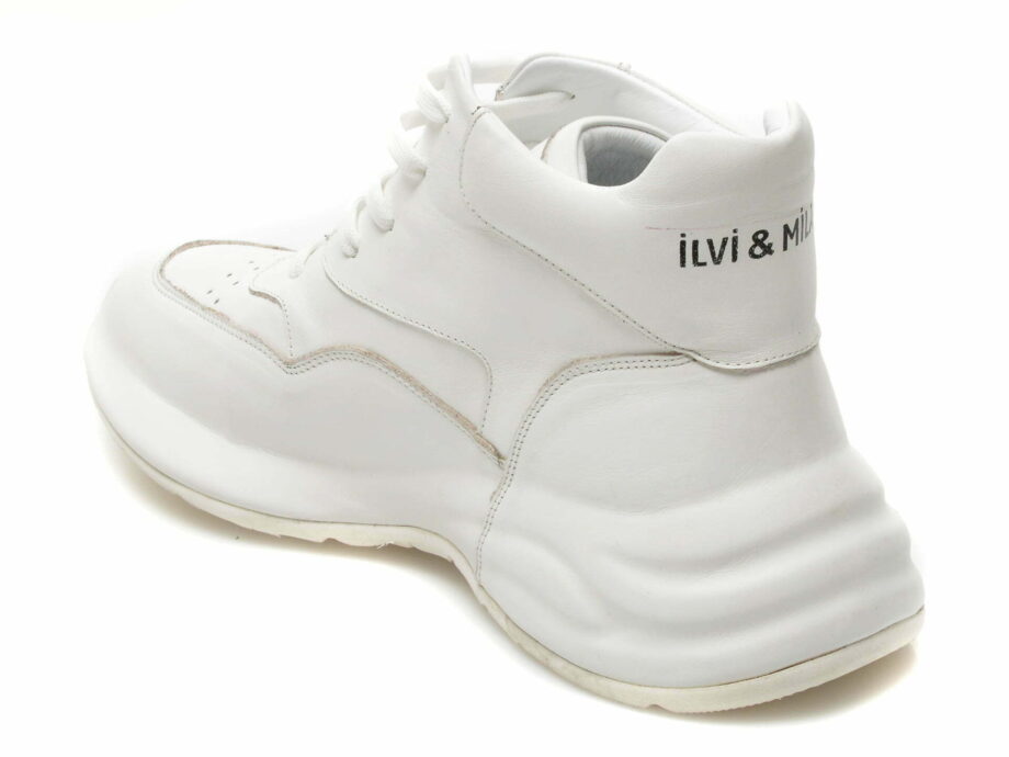 Comandă Încălțăminte Damă, la Reducere  Ghete ILVI albe, 392, din piele naturala Branduri de top ✓