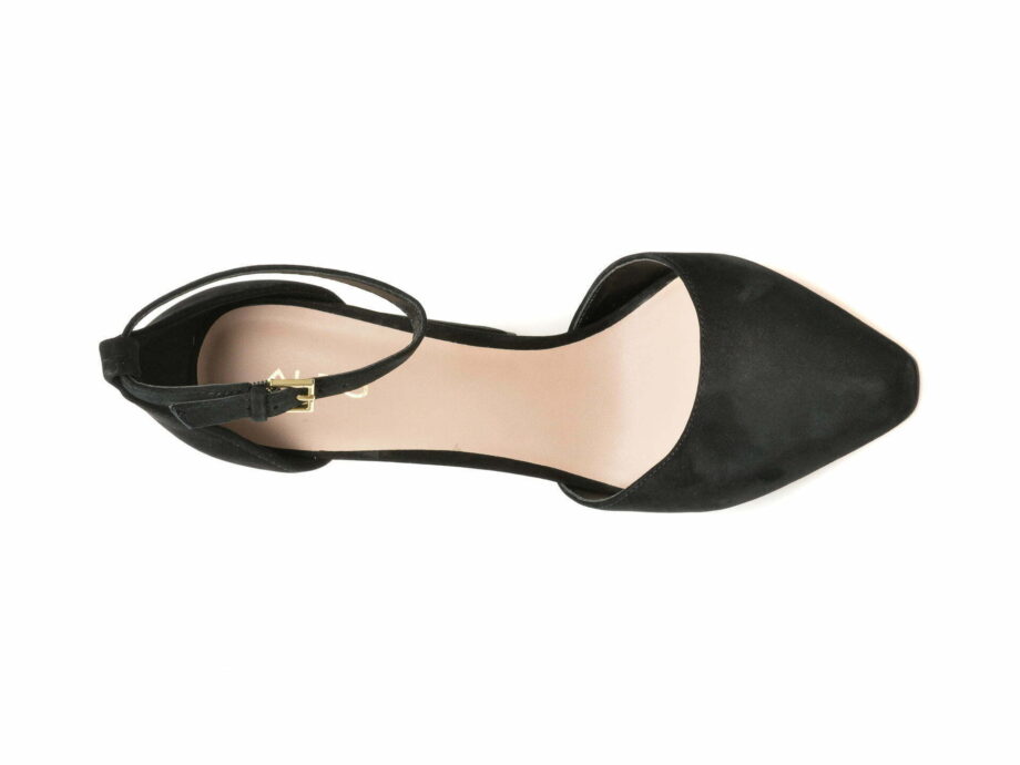 Comandă Încălțăminte Damă, la Reducere  Pantofi ALDO negri, SUSAN001, din nabuc Branduri de top ✓