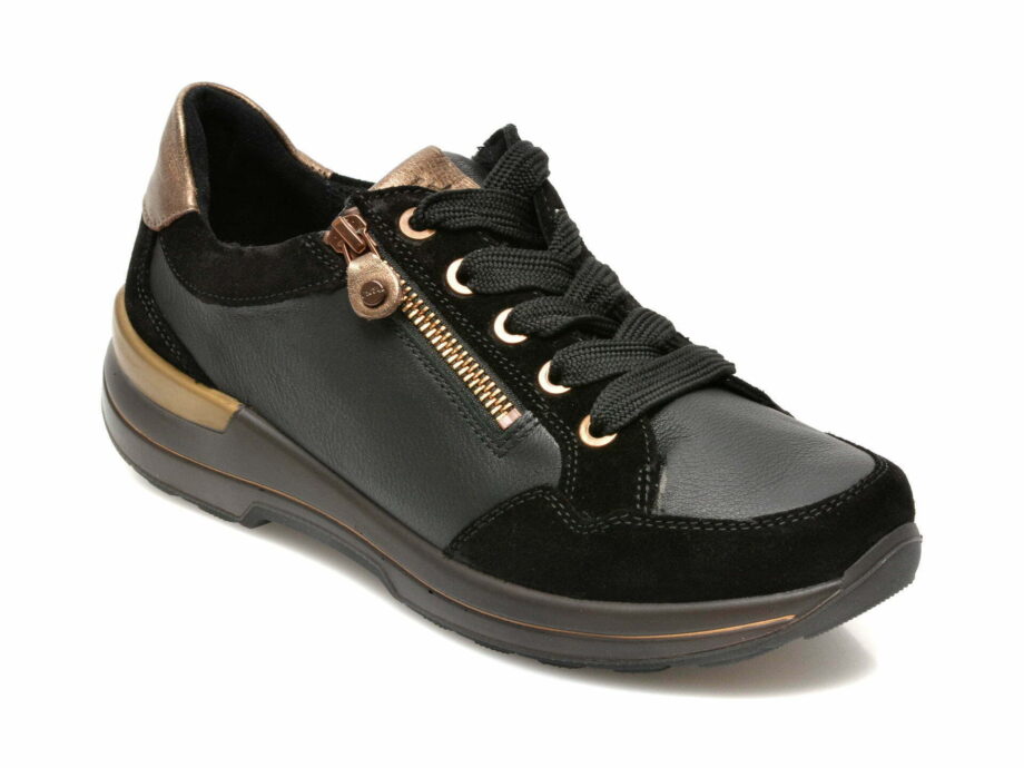 Comandă Încălțăminte Damă, la Reducere  Pantofi ARA negri, 24510, din piele naturala Branduri de top ✓