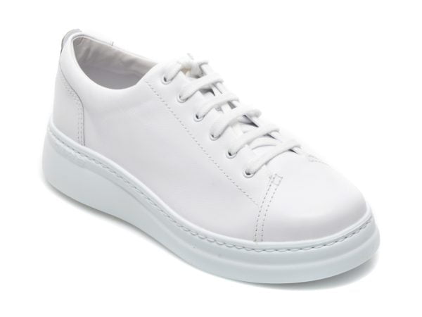 Comandă Încălțăminte Damă, la Reducere  Pantofi CAMPER albi, K200508, din piele naturala Branduri de top ✓