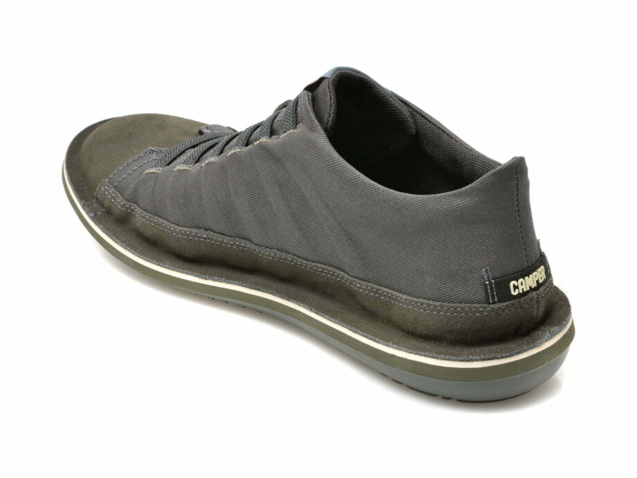 Comandă Încălțăminte Damă, la Reducere  Pantofi CAMPER gri, 36791, din material textil si piele intoarsa Branduri de top ✓