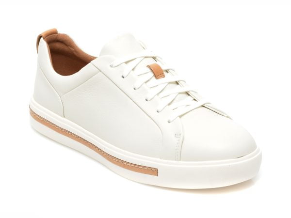 Comandă Încălțăminte Damă, la Reducere  Pantofi CLARKS albi, UN MAUI LACE, din piele naturala Branduri de top ✓