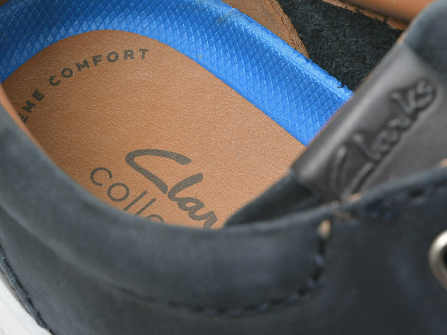 Comandă Încălțăminte Damă, la Reducere  Pantofi CLARKS bleumarin, CAMBRO LACE, din nabuc Branduri de top ✓