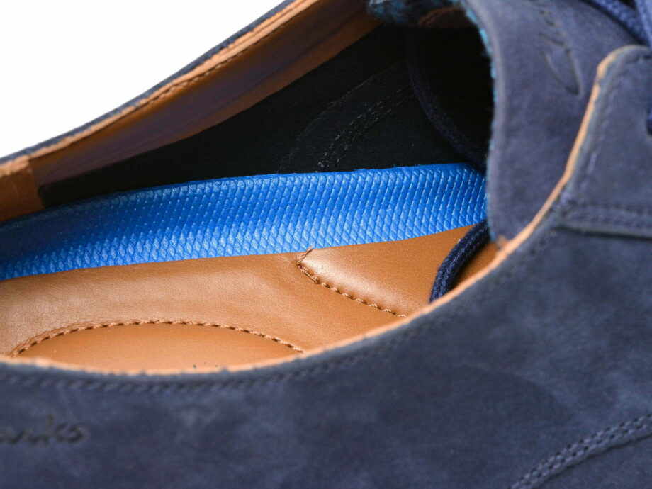 Comandă Încălțăminte Damă, la Reducere  Pantofi CLARKS bleumarin, MALWOOD PLAIN, din nabuc Branduri de top ✓