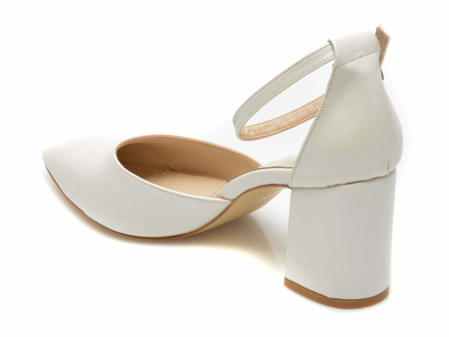 Comandă Încălțăminte Damă, la Reducere  Pantofi EPICA albi, 391, din piele ecologica Branduri de top ✓
