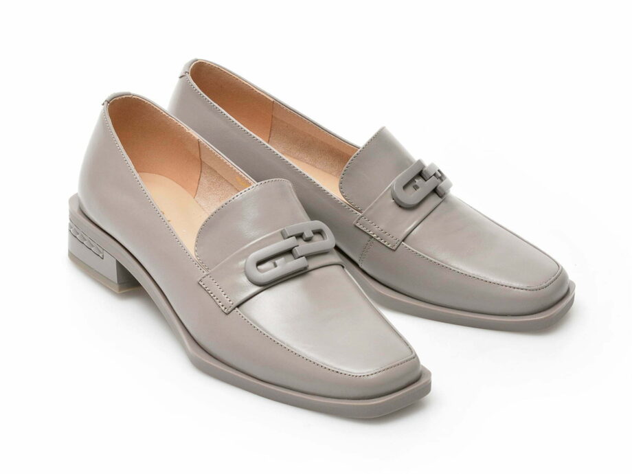 Comandă Încălțăminte Damă, la Reducere  Pantofi EPICA gri, 04D9, din piele naturala Branduri de top ✓