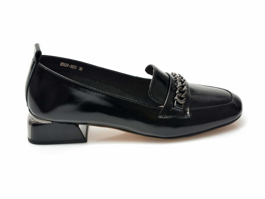 Comandă Încălțăminte Damă, la Reducere  Pantofi EPICA negri, H2620, din piele naturala Branduri de top ✓