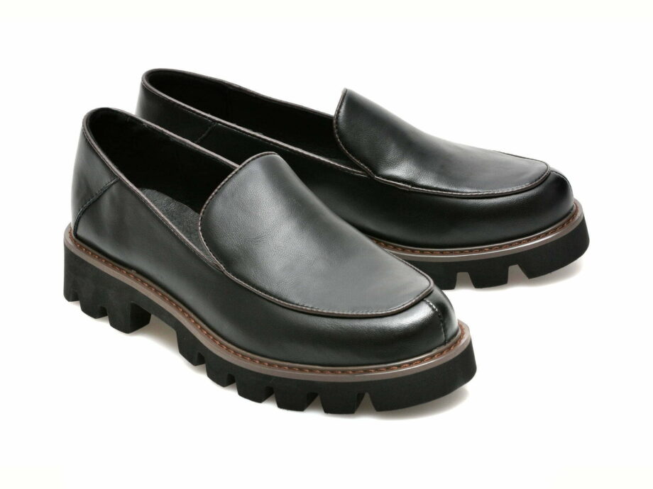 Comandă Încălțăminte Damă, la Reducere  Pantofi EPICA negri, V690, din piele naturala Branduri de top ✓