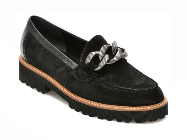 Comandă Încălțăminte Damă, la Reducere  Pantofi GABOR negri, 75200, din piele intoarsa Branduri de top ✓