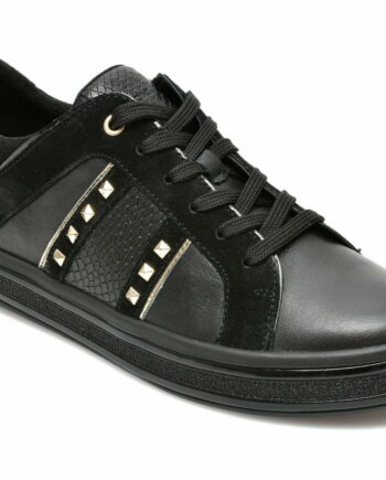 Comandă Încălțăminte Damă, la Reducere  Pantofi GEOX negri, D16FFC, din piele naturala Branduri de top ✓