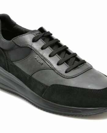 Comandă Încălțăminte Damă, la Reducere  Pantofi GEOX negri, U150GA, din piele naturala Branduri de top ✓