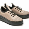 Comandă Încălțăminte Damă, la Reducere  Pantofi IMAGE bej, 110963, din piele naturala Branduri de top ✓