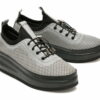 Comandă Încălțăminte Damă, la Reducere  Pantofi IMAGE gri, 110963, din piele naturala Branduri de top ✓