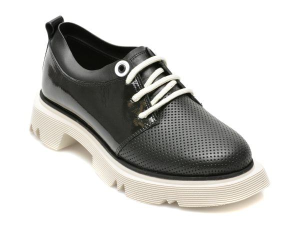 Comandă Încălțăminte Damă, la Reducere  Pantofi IMAGE negri, 2791108, din piele naturala lacuita Branduri de top ✓
