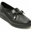 Comandă Încălțăminte Damă, la Reducere  Pantofi IMAGE negri, 986154, din piele naturala Branduri de top ✓