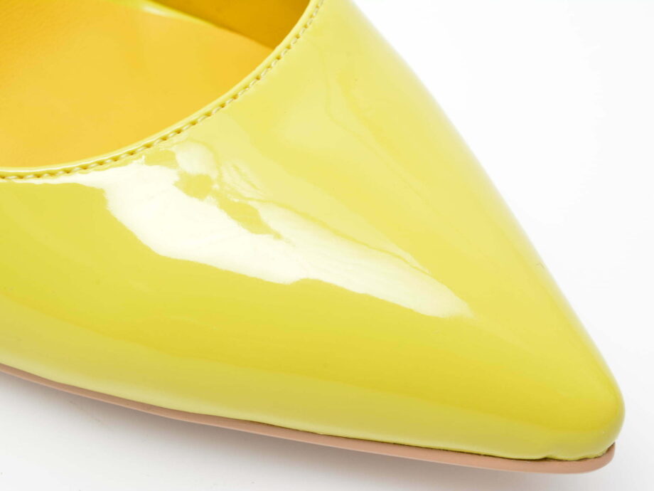 Comandă Încălțăminte Damă, la Reducere  Pantofi LAURA BIAGIOTTI galbeni, 7628, din piele ecologica Branduri de top ✓