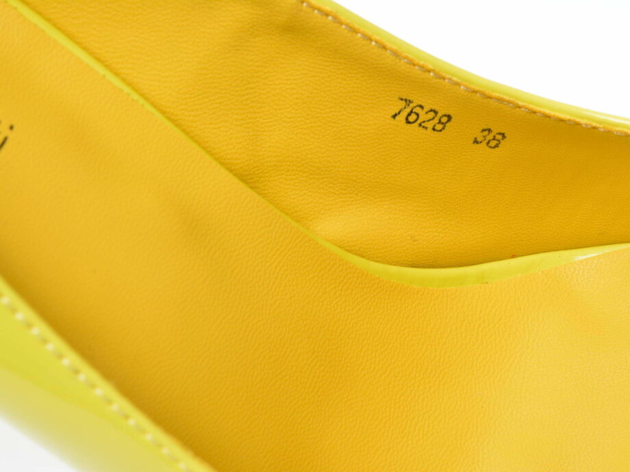 Comandă Încălțăminte Damă, la Reducere  Pantofi LAURA BIAGIOTTI galbeni, 7628, din piele ecologica Branduri de top ✓