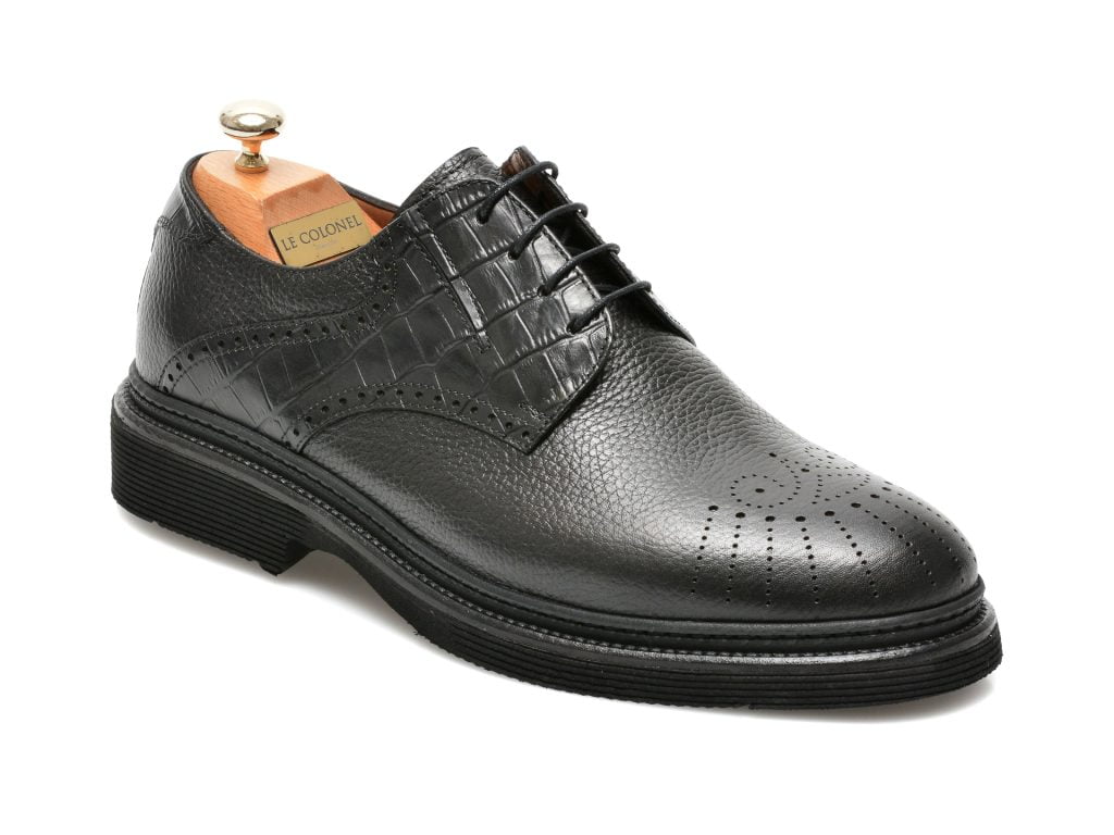 Comandă Încălțăminte Damă, la Reducere  Pantofi LE COLONEL negri, 61722, din piele naturala Branduri de top ✓