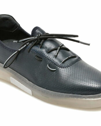 Comandă Încălțăminte Damă, la Reducere  Pantofi OTTER bleumarin, 226089, din piele naturala Branduri de top ✓