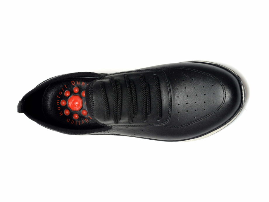 Comandă Încălțăminte Damă, la Reducere  Pantofi OTTER negri, 22171, din piele naturala Branduri de top ✓
