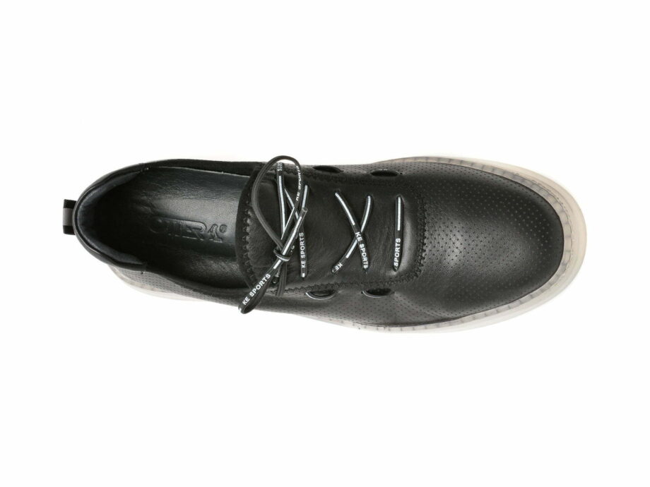 Comandă Încălțăminte Damă, la Reducere  Pantofi OTTER negri, 226089, din piele naturala Branduri de top ✓