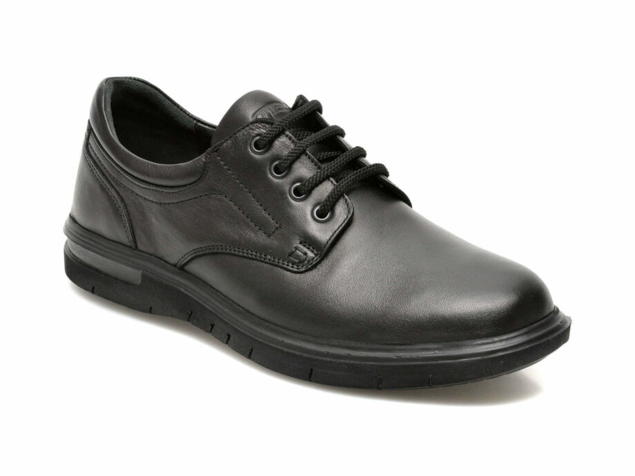 Comandă Încălțăminte Damă, la Reducere  Pantofi OTTER negri, 2804, din piele naturala Branduri de top ✓