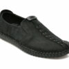 Comandă Încălțăminte Damă, la Reducere  Pantofi OTTER negri, 4622, din nabuc Branduri de top ✓
