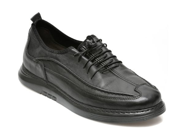 Comandă Încălțăminte Damă, la Reducere  Pantofi OTTER negri, 5500, din piele naturala Branduri de top ✓