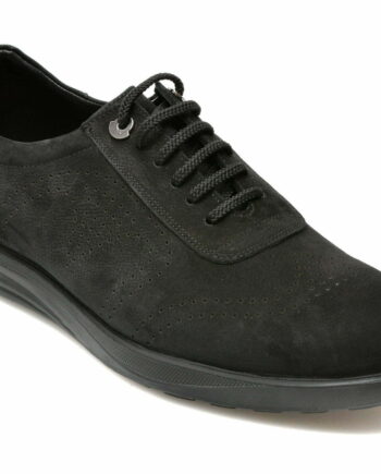 Comandă Încălțăminte Damă, la Reducere  Pantofi OTTER negri, E881, din nabuc Branduri de top ✓