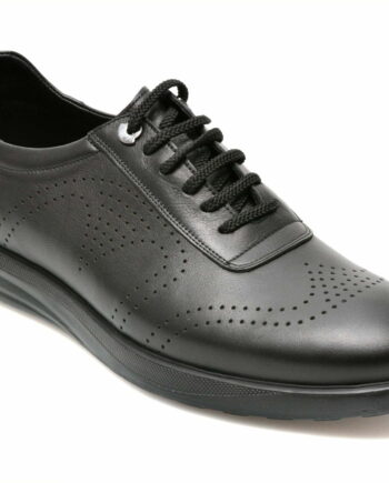 Comandă Încălțăminte Damă, la Reducere  Pantofi OTTER negri, E881, din piele naturala Branduri de top ✓