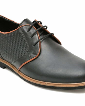 Comandă Încălțăminte Damă, la Reducere  Pantofi OTTER negri, M08125, din piele naturala Branduri de top ✓