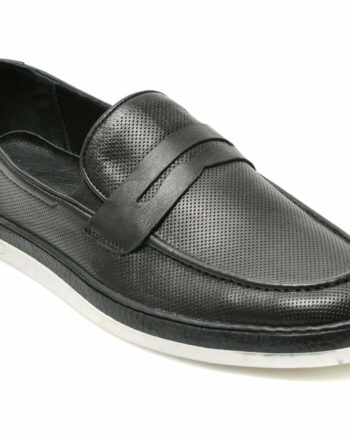 Comandă Încălțăminte Damă, la Reducere  Pantofi OTTER negri, M6359, din piele naturala Branduri de top ✓
