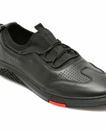 Comandă Încălțăminte Damă, la Reducere  Pantofi OTTER negri, M6399, din piele naturala Branduri de top ✓