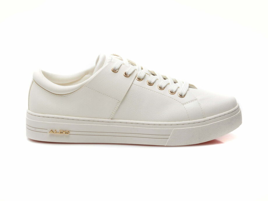 Comandă Încălțăminte Damă, la Reducere  Pantofi sport ALDO albi, AGASSI100, din piele ecologica Branduri de top ✓