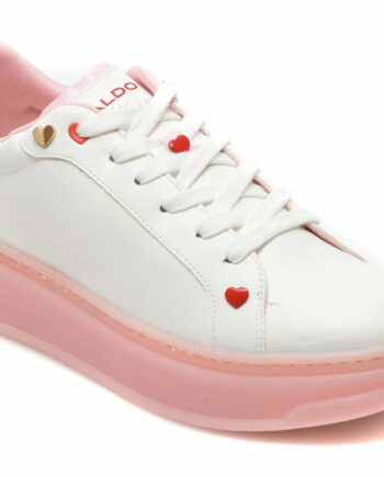 Comandă Încălțăminte Damă, la Reducere  Pantofi sport ALDO albi, ROSECLOUD110, din piele ecologica Branduri de top ✓