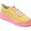 Comandă Încălțăminte Damă, la Reducere  Pantofi sport CAMPER galbeni, K201314, din material textil Branduri de top ✓