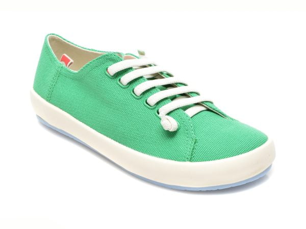 Comandă Încălțăminte Damă, la Reducere  Pantofi sport CAMPER verzi, 21897, din material textil Branduri de top ✓