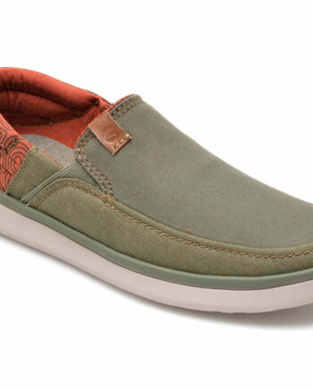 Comandă Încălțăminte Damă, la Reducere  Pantofi sport CLARKS kaki, CANTEAS, din material textil Branduri de top ✓