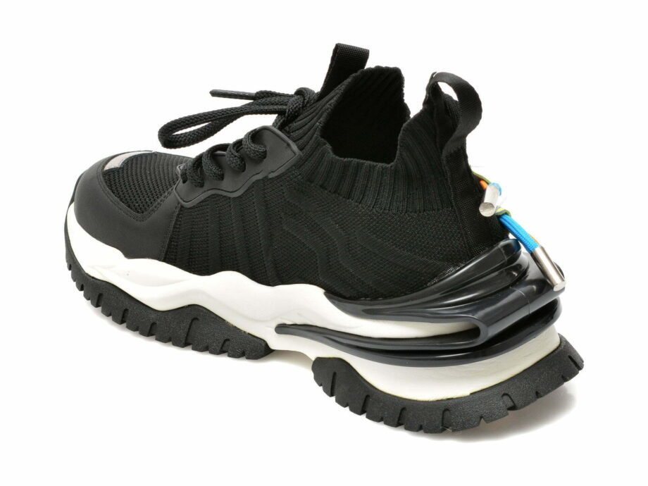 Comandă Încălțăminte Damă, la Reducere  Pantofi sport EPICA negri, Q2125, din material textil si piele ecologica Branduri de top ✓