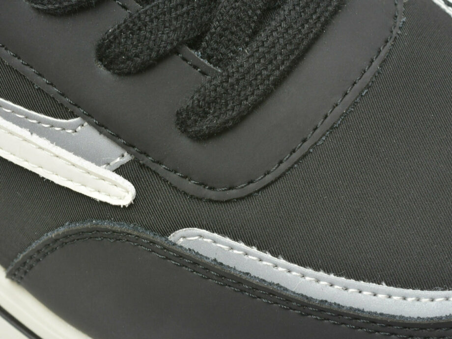 Comandă Încălțăminte Damă, la Reducere  Pantofi sport EPICA negri, ZY015, din material textil si piele naturala Branduri de top ✓