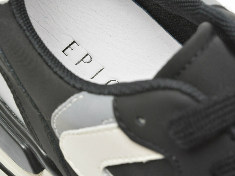 Comandă Încălțăminte Damă, la Reducere  Pantofi sport EPICA negri, ZY015, din material textil si piele naturala Branduri de top ✓
