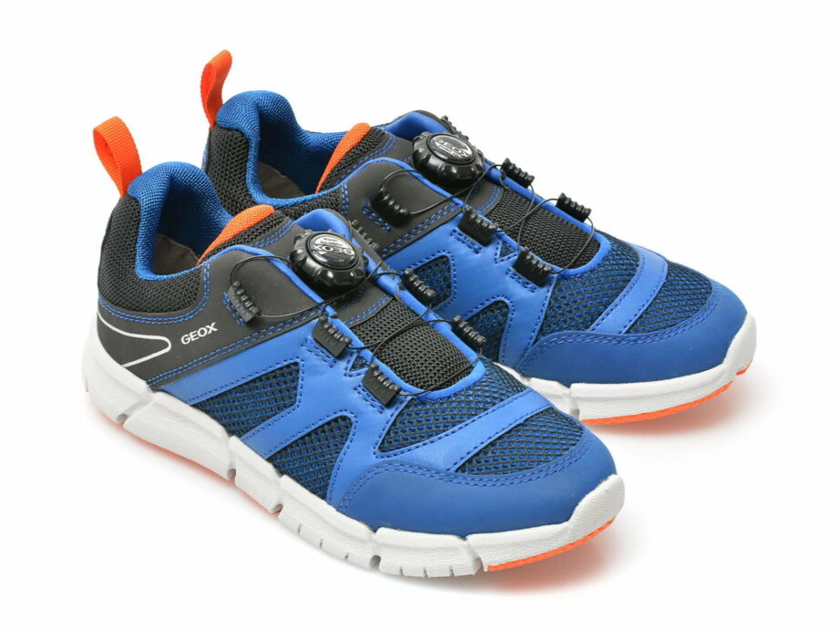 Comandă Încălțăminte Damă, la Reducere  Pantofi sport GEOX albastri, J259BD, din material textil si piele ecologica Branduri de top ✓