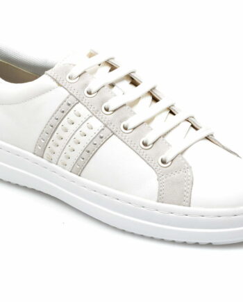 Comandă Încălțăminte Damă, la Reducere  Pantofi sport GEOX albi, D02FED, din piele naturala Branduri de top ✓