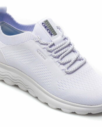 Comandă Încălțăminte Damă, la Reducere  Pantofi sport GEOX albi, D15NUA, din material textil Branduri de top ✓