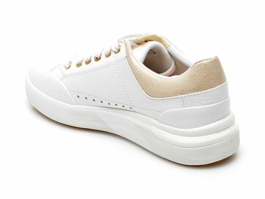 Comandă Încălțăminte Damă, la Reducere  Pantofi sport GEOX albi, D25QFA, din piele naturala Branduri de top ✓