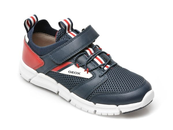 Comandă Încălțăminte Damă, la Reducere  Pantofi sport GEOX bleumarin, J259BB, din material textil si piele ecologica Branduri de top ✓