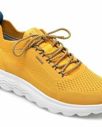 Comandă Încălțăminte Damă, la Reducere  Pantofi sport GEOX galbeni, U15BYA, din material textil Branduri de top ✓