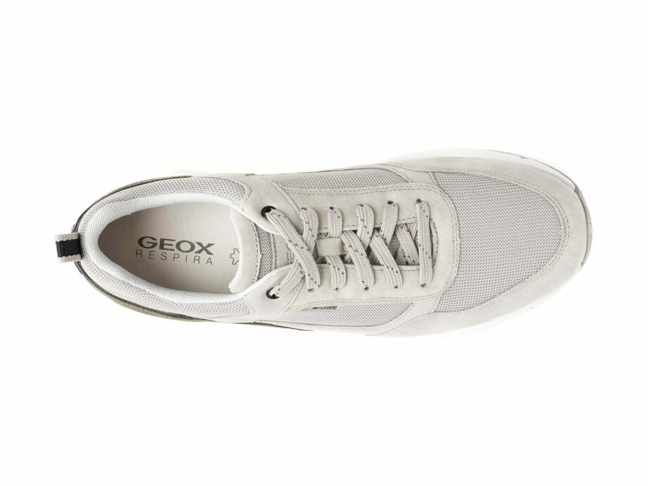 Comandă Încălțăminte Damă, la Reducere  Pantofi sport GEOX gri, U25CZB, din material textil si piele intoarsa Branduri de top ✓