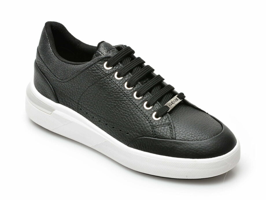 Comandă Încălțăminte Damă, la Reducere  Pantofi sport GEOX negri, D25QFA, din piele naturala Branduri de top ✓
