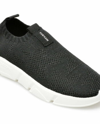 Comandă Încălțăminte Damă, la Reducere  Pantofi sport GEOX negri, J25DLE, din material textil Branduri de top ✓